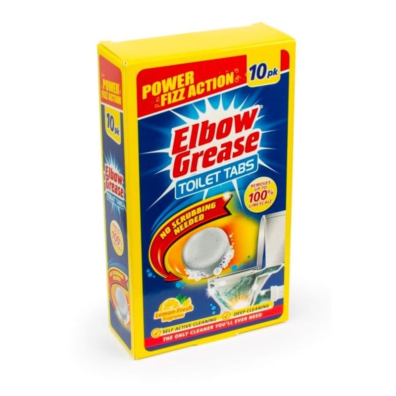 Elbow Grease Toilet Tablets – Lemon / 10 x 30g