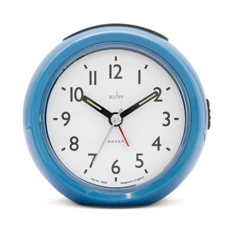 Grace Non Ticking Alarm Clock – French Blue