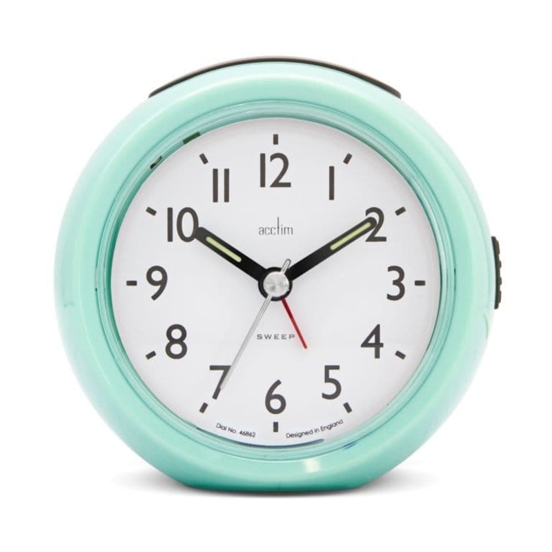 Grace Non Ticking Alarm Clock – Mint Humbug
