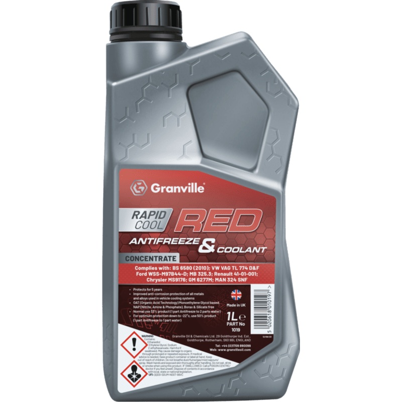 Granville Red Anti-Freeze – 1L