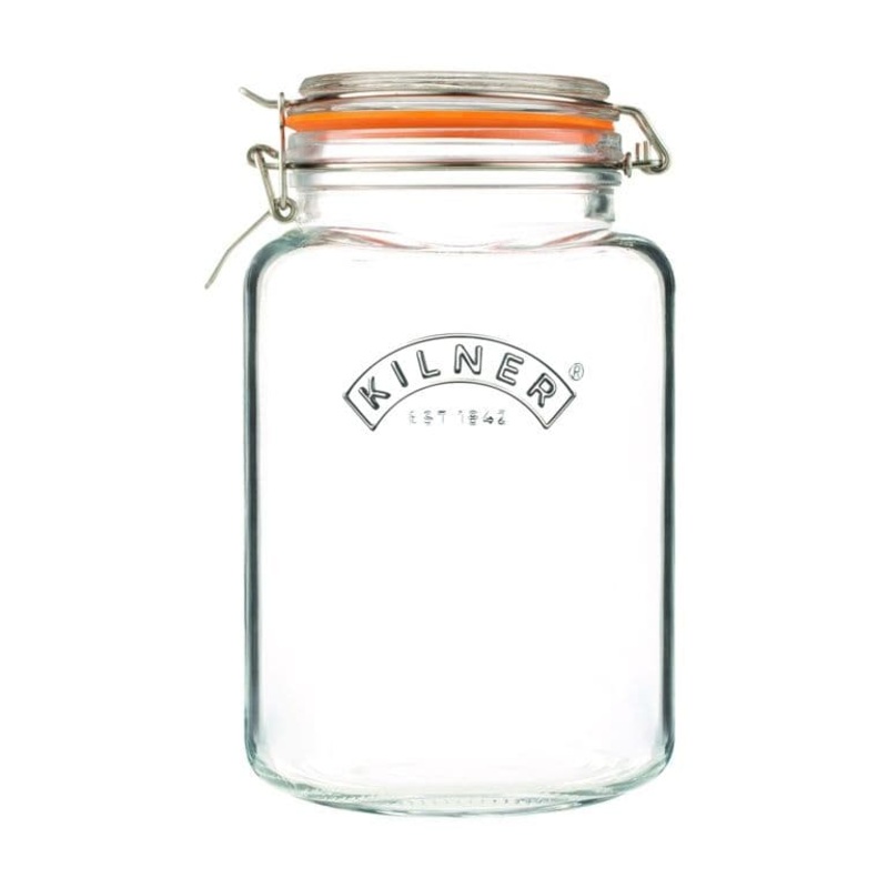 Kilner Clip Top  Jar – Square – 3L