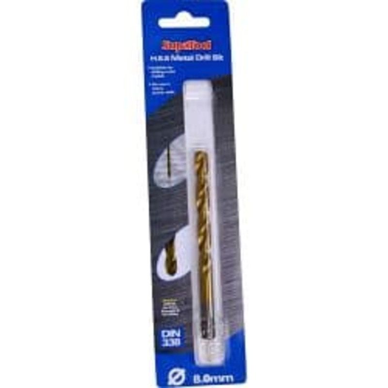 SupaTool Titanium Coated HSS Drill Bits – 8x117mm