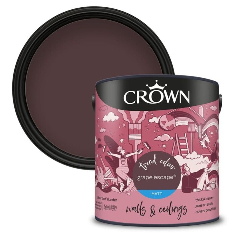 Crown Matt Emulsion Grape Escape – 2.5L