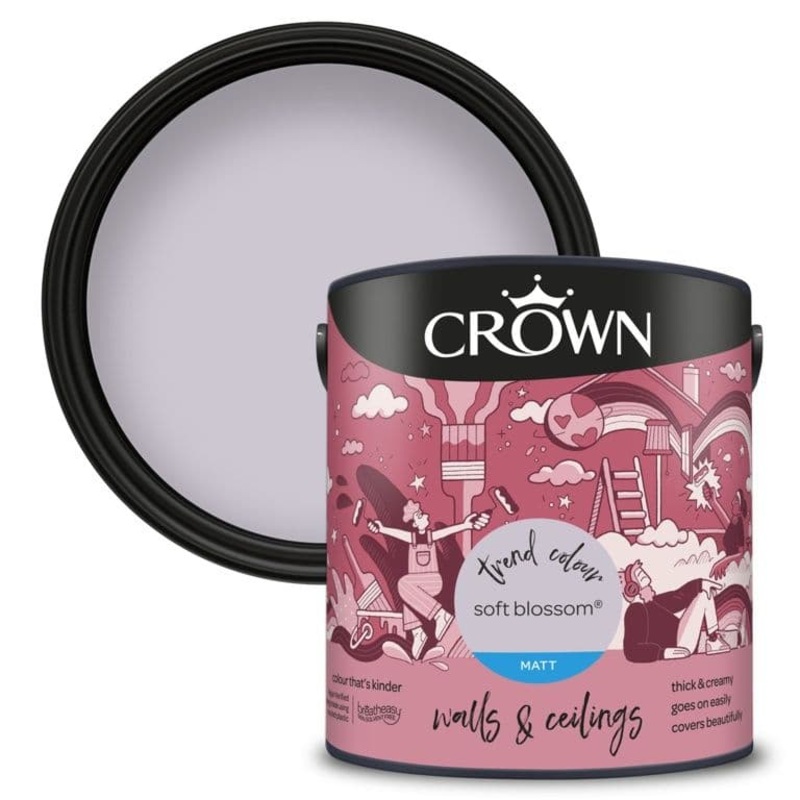 Crown Matt Emulsion Soft Blossom – 2.5L