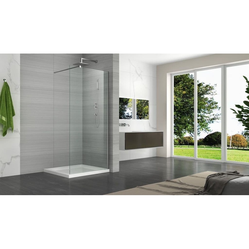 Giavani Glass Wetroom Panel – 8mm x 800mm