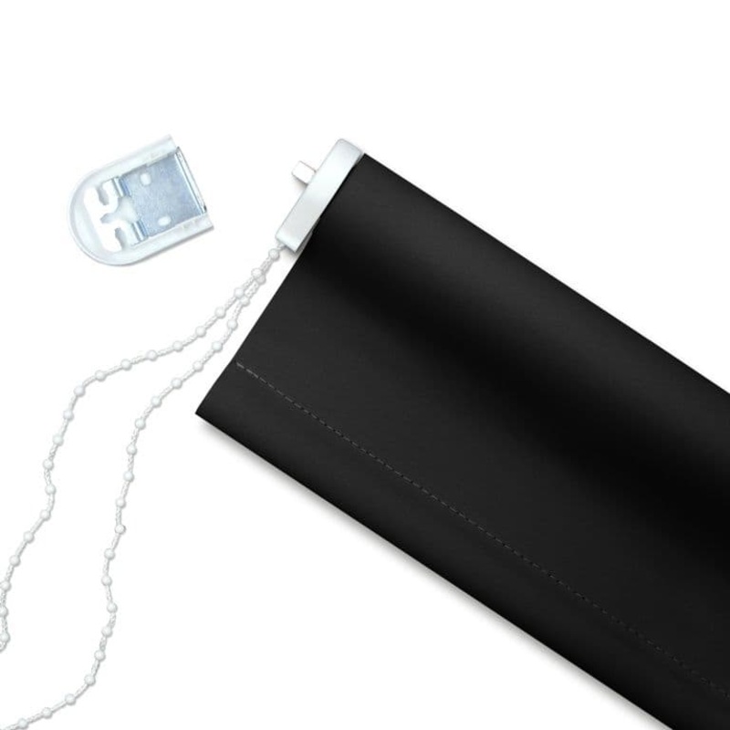 RENAISSANCE Blackout Roller Blind Black – 120cm