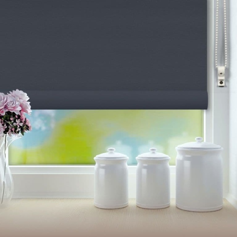 RENAISSANCE Classic Roller Blind Slate Grey – 150cm