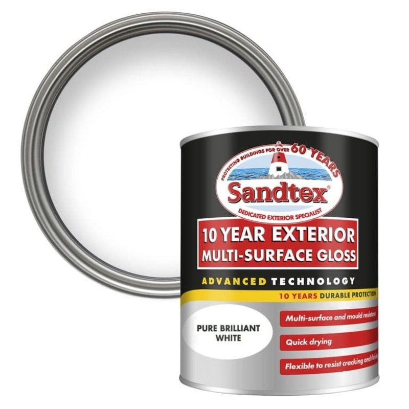 Sandtex 10 Year Exterior Multi Surface Gloss PBW – 750ml