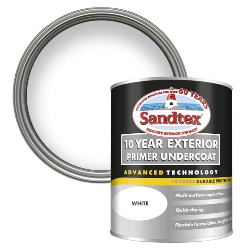 Sandtex 10 Year Exterior Primer Undercoat White – 750ml