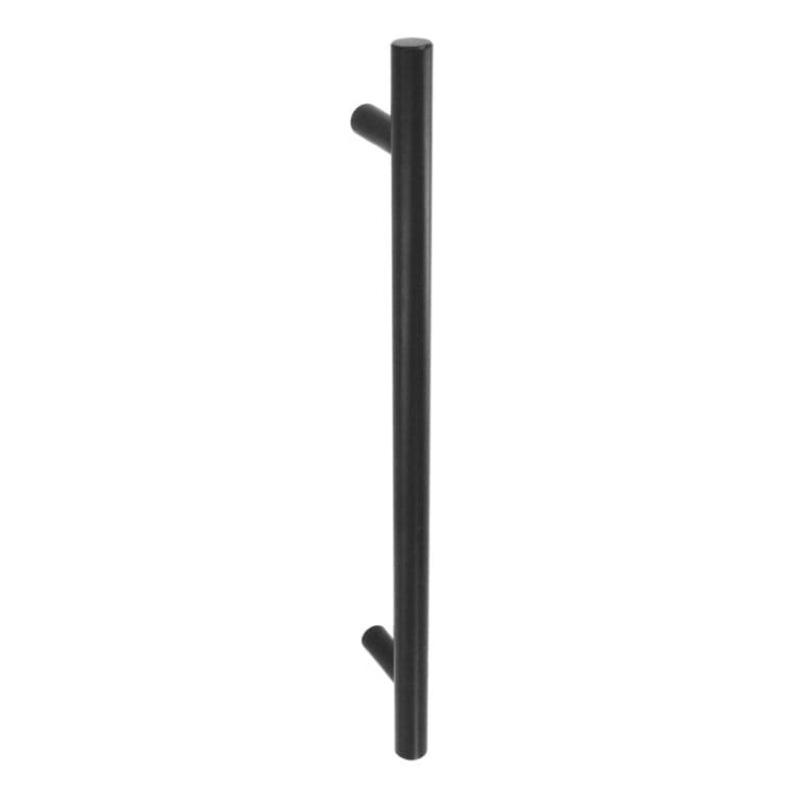 Securit Plain Bar Handle Matt Black – 96mm
