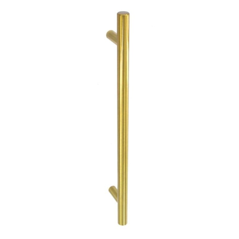 Securit Plain Bar Handle Satin Brass – 96mm