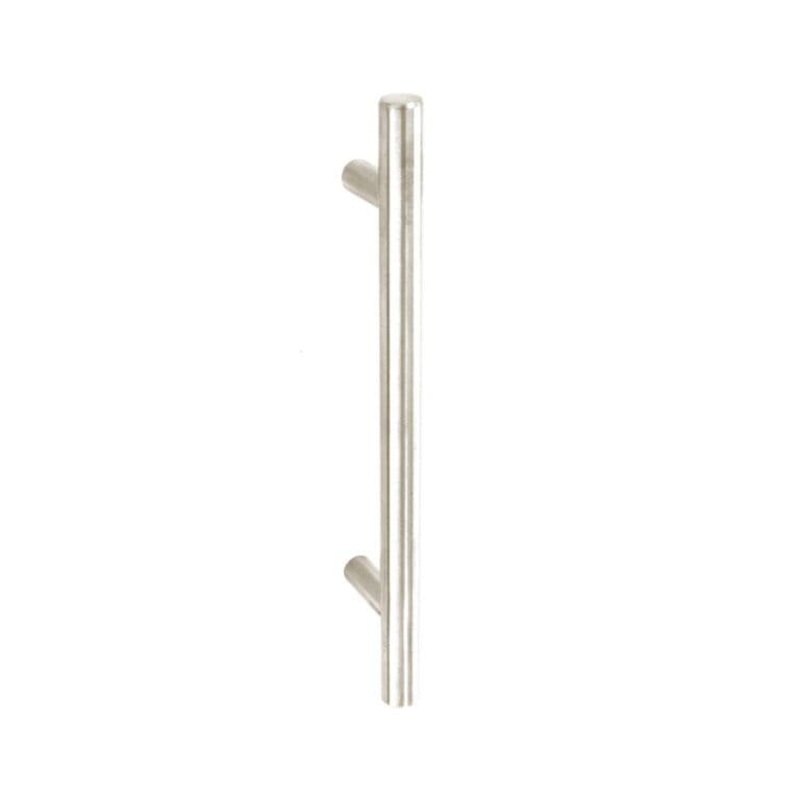 Securit Plain Bar Handle Satin Nickel – 128mm