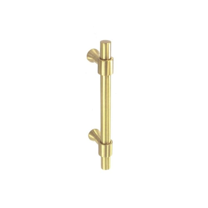 Smiths Architectural Brass Shouldered Handle 96mm – Satin Brass