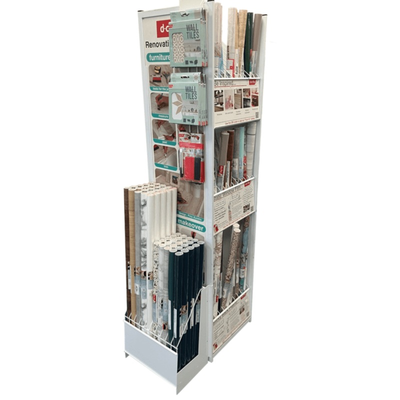 d-c-fix Self Adhesive Films Short Rolls Stand – 280 Rolls