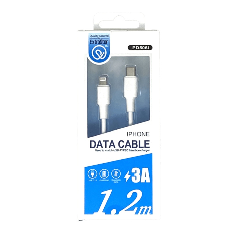 Extrastar Iphone Lightning Type C Cable – 1.2m