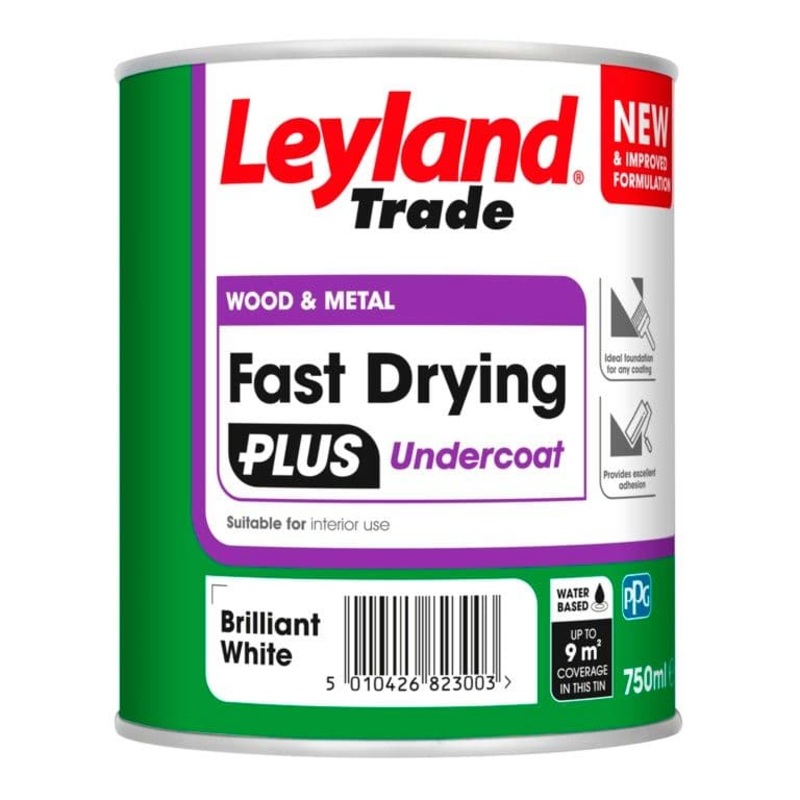 Leyland Trade Fast Drying Plus Undercoat – 750ml BW