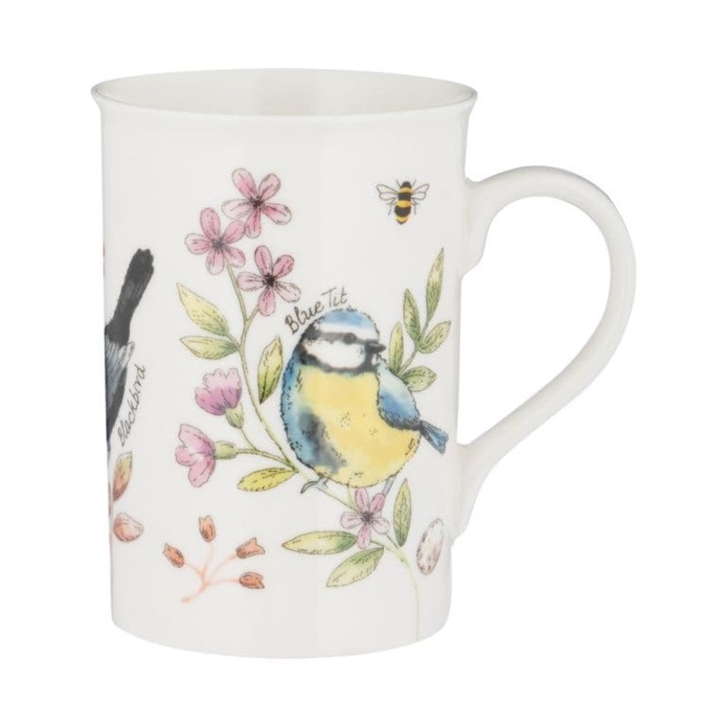 Price & Kensington Garden Birds Honeysuckle Mug – 300ml