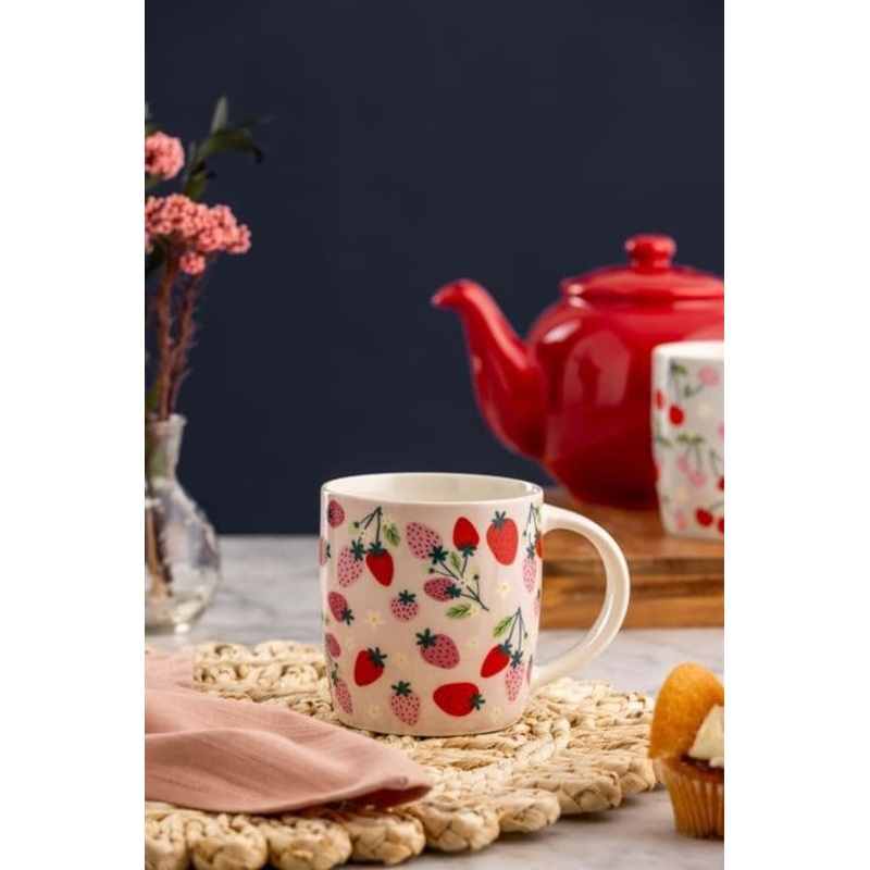 Price & Kensington Strawberries Mug – 340ml