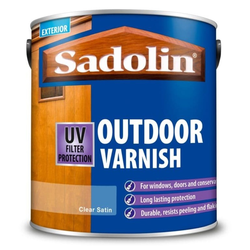 Sadolin Outdoor Varnish Satin Clear – 2.5L