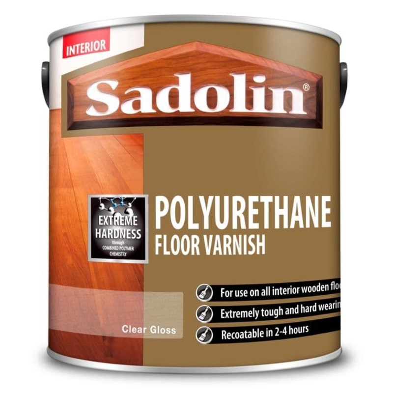 Sadolin Poly Floor Varnish Clear Gloss – 2.5L