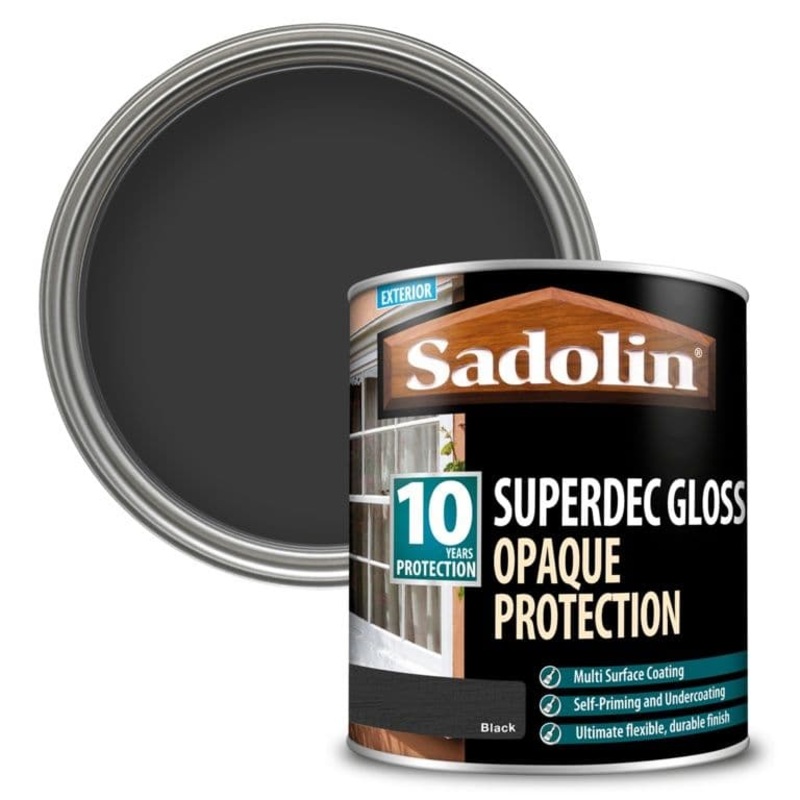 Sadolin Superdec Gloss 1L – Black