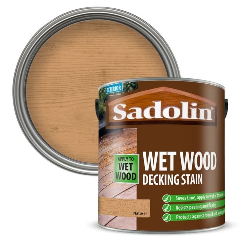 Sadolin Wet Wood Decking Stain 2.5L – Natural