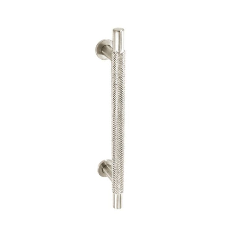 Smiths Architectural Cross Knurled Handle 128mm – Satin Nickel