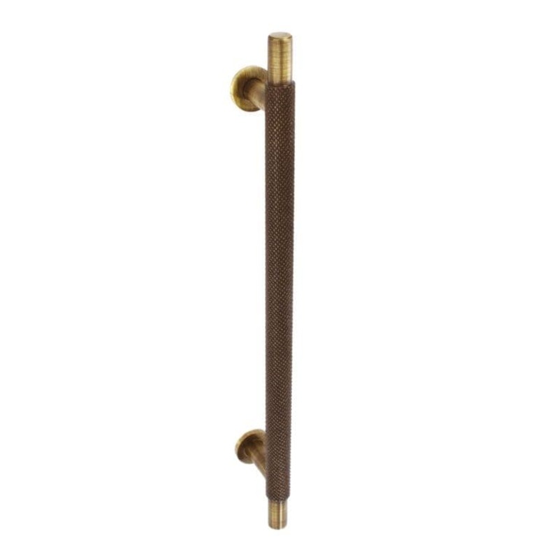 Smiths Architectural Cross Knurled Handle 192mm – Antique Brass
