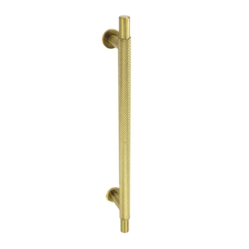 Smiths Architectural Cross Knurled Handle 192mm – Satin Brass