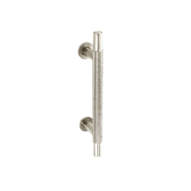 Smiths Architectural Cross Knurled Handle 96mm – Satin Nickel