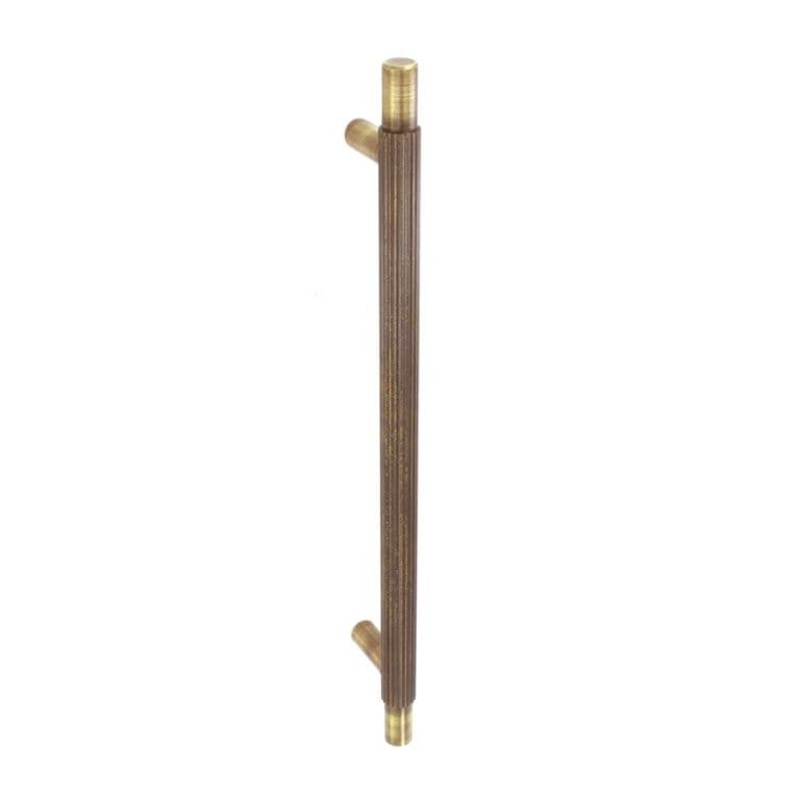 Smiths Architectural Linear Knurled Handle 192mm – Antique Brass