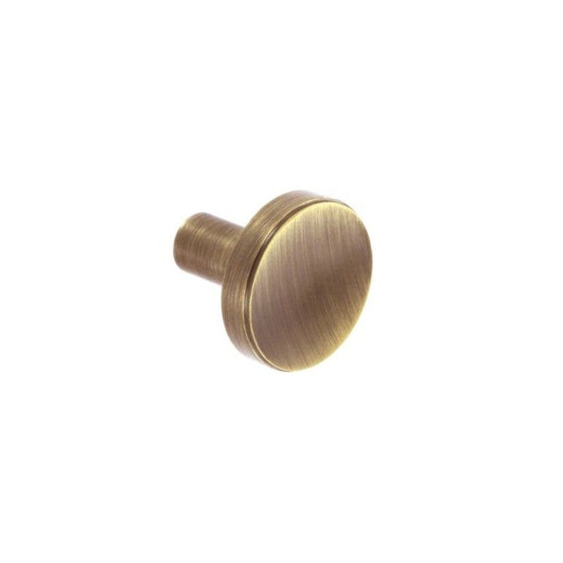 Smiths Architectural Solid Brass Disc Knob 32mm – Antique Brass