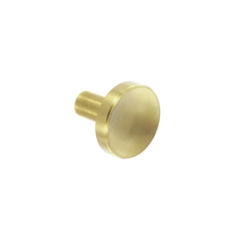 Smiths Architectural Solid Brass Disc Knob 32mm – Satin Brass