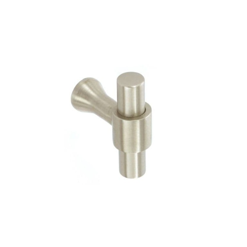 Smiths Architectural Solid Brass Shoulder T Pull 45mm – Satin Nickel