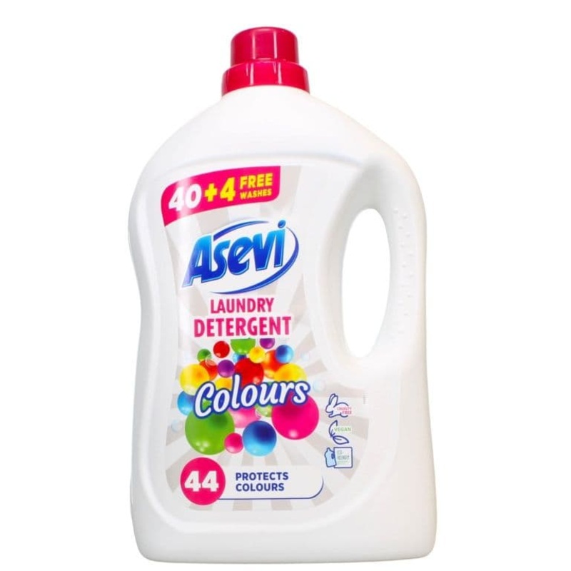 Asevi Laundry Detergent 40 Plus 4 Free Wash – Colours