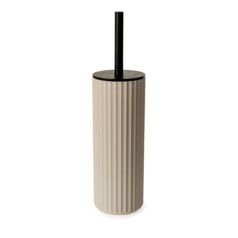 Blue Canyon Berkeley Toilet Brush – Almond With Bamboo Lid