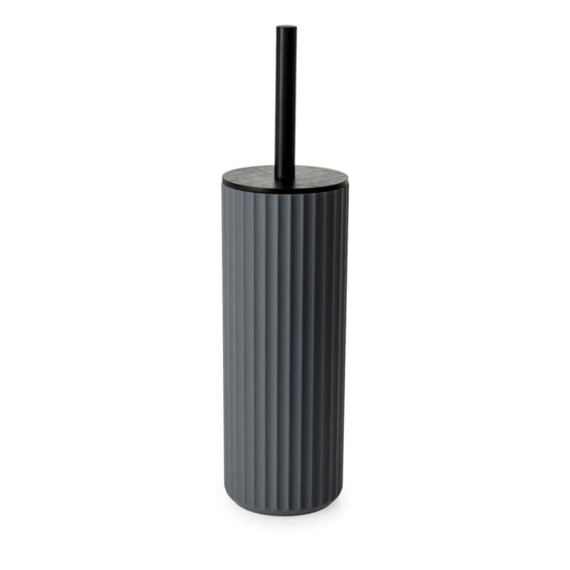 Blue Canyon Berkeley Toilet Brush – Grey With Bamboo Lid