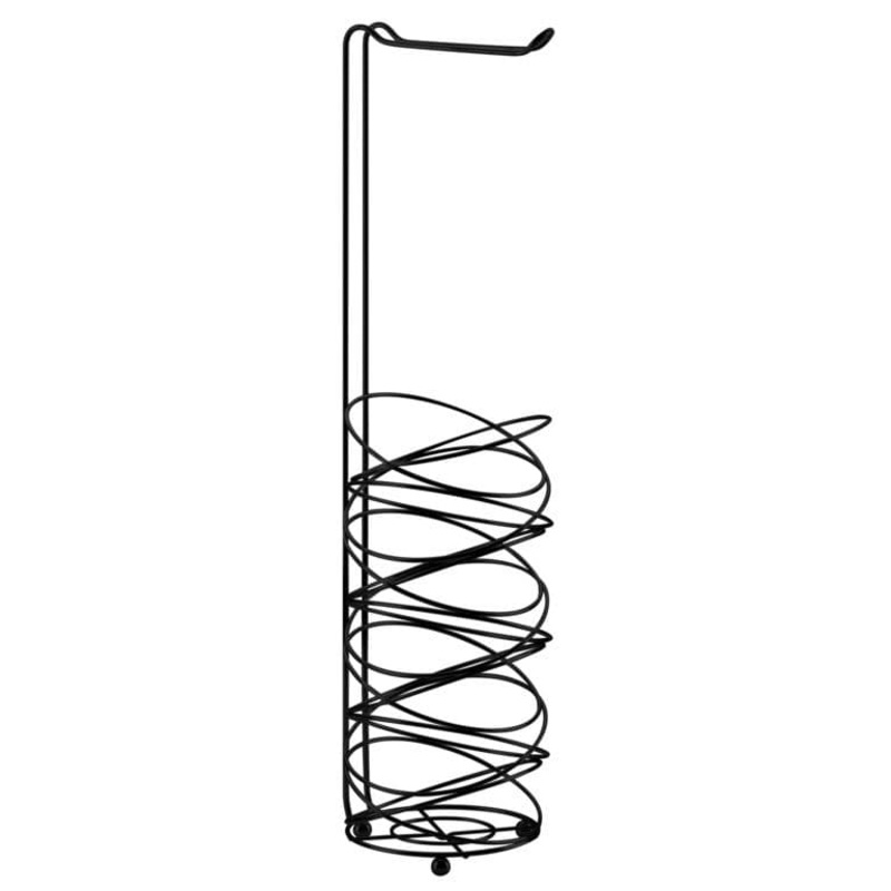 Blue Canyon Birds Nest Toilet Roll Holder – Black