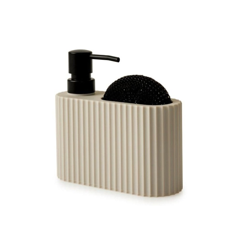 Casa & Casa Berkeley Soap Dispenser & Holder – Cream
