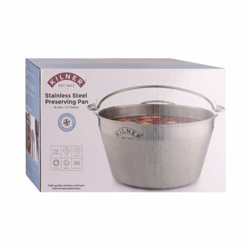 Kilner Stainless Steel Jam Pan – 30 x 16cm