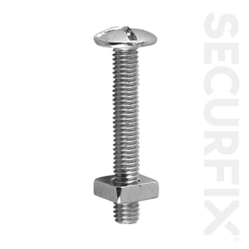 Securfix Roofing Bolt ZP M6x100mm – Pack 25