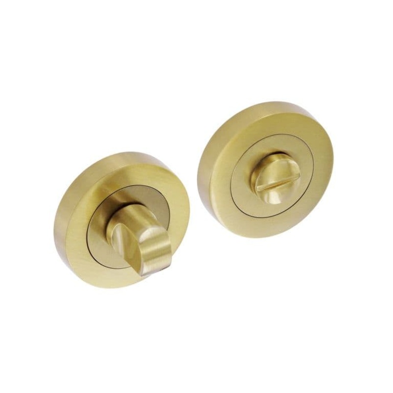 Smiths Architectural Turn & Release Rose – Satin Brass