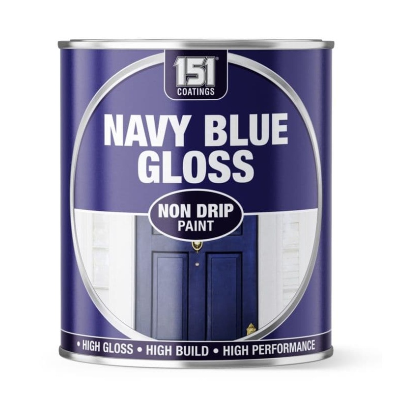 151 Coatings Non Drip Gloss Paint 300ml – Navy Blue