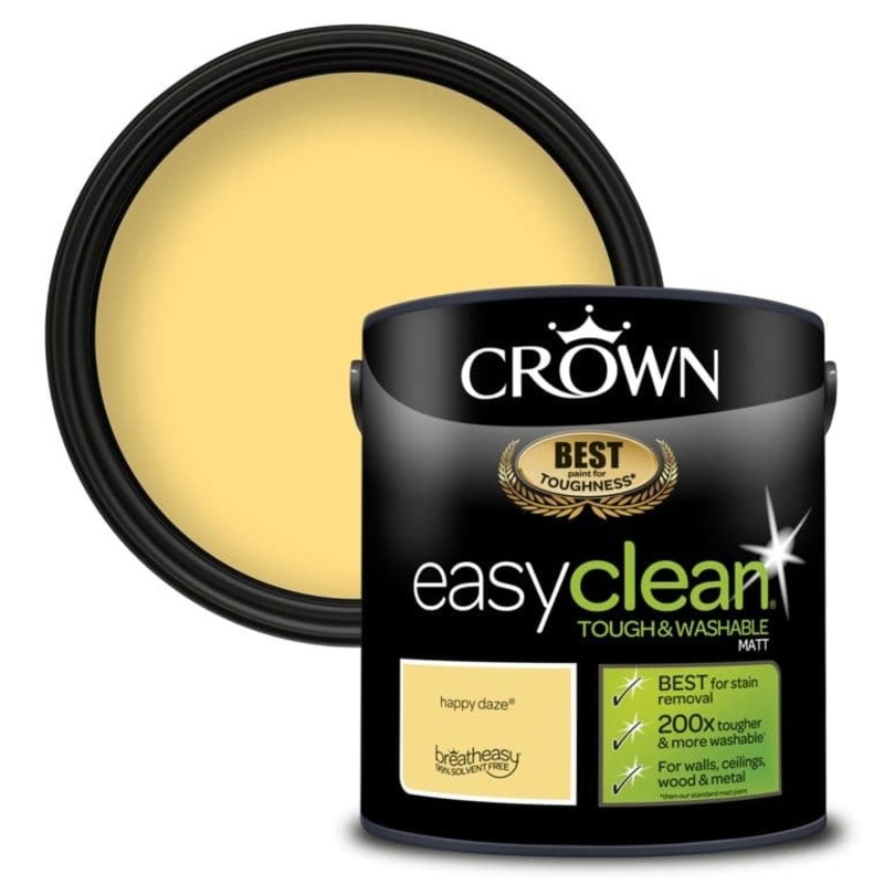 Crown Easyclean Matt Emulsion 2.5L – Happy Daze