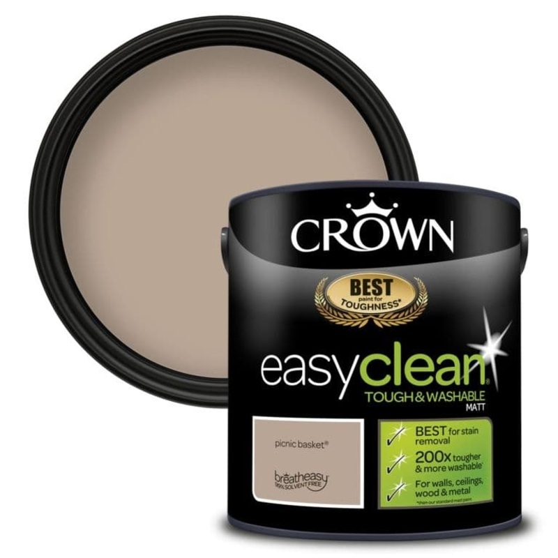 Crown Easyclean Matt Emulsion 2.5L – Picnic Basket