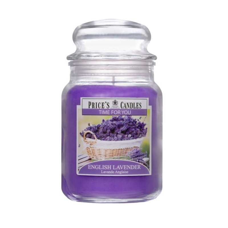 Price’s Candles Time For You Large Candle Jar – English Lavender