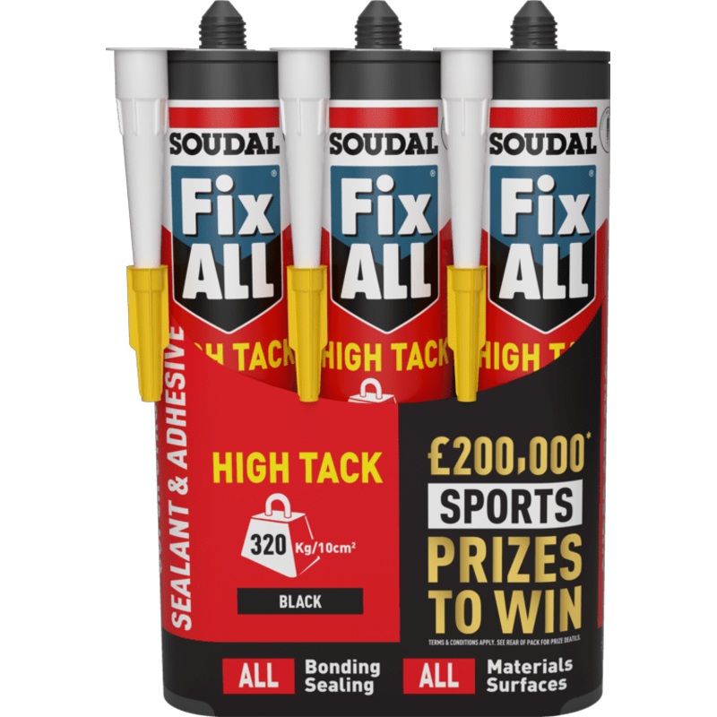 Soudal Fix All High Tack White – Triple Pack