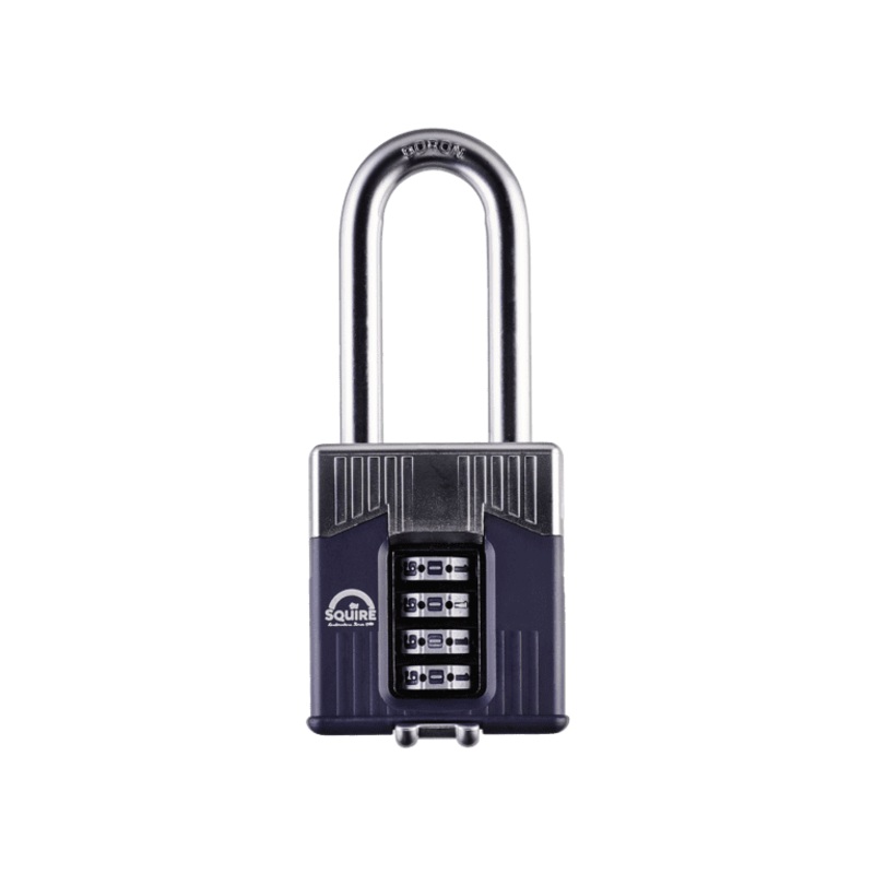 Squire Warrior Combi Padlock – Long Shaft – 2 Keys