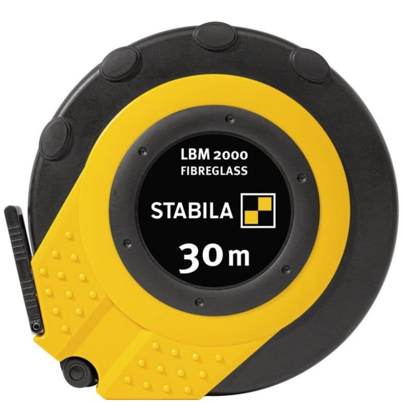 Stabila LBM 2000 Closed Fibreglass Tape – 30m