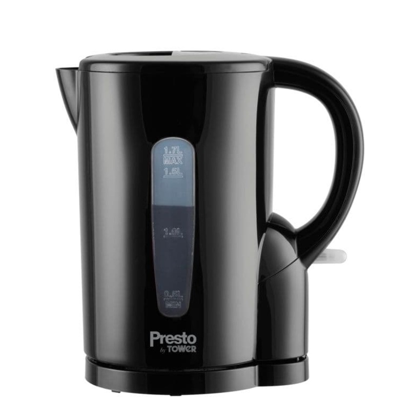 Tower Presto 1.7L Electric Kettle – Black 2200w